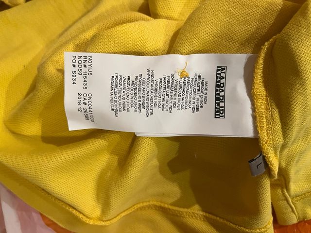 Polo Napapijri Giallo