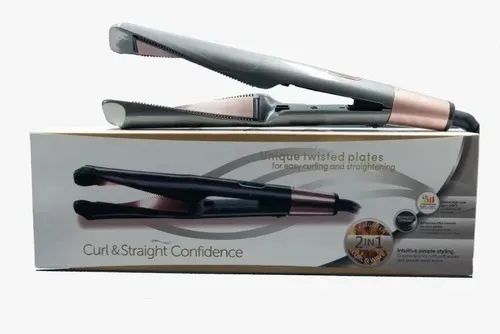 NUOVA piastra per capelli professionale Curve 2 in 1