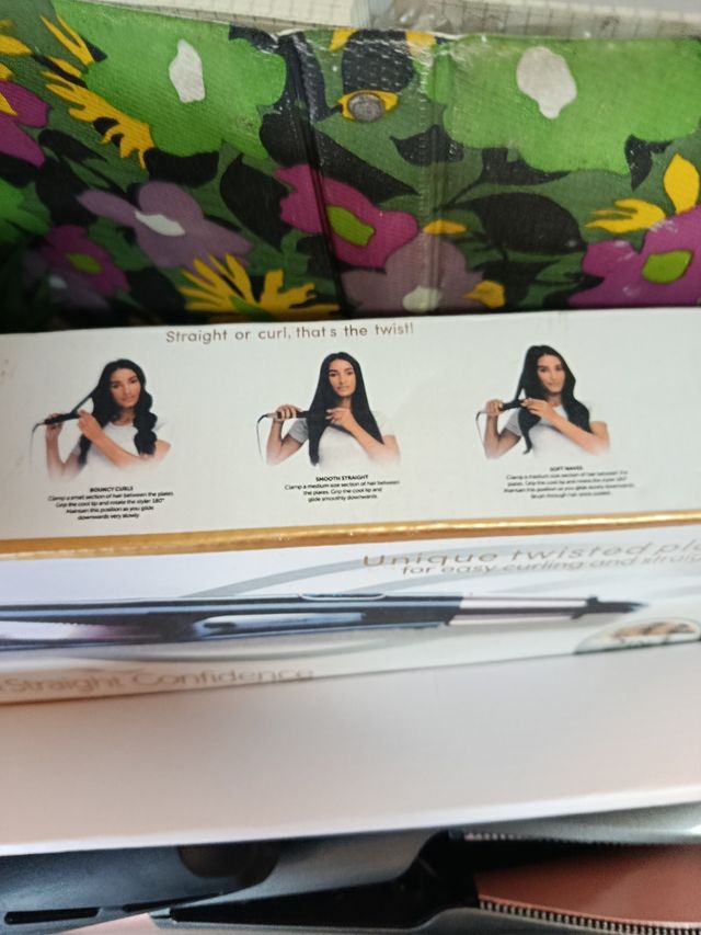 NUOVA piastra per capelli professionale Curve 2 in 1