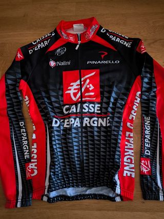Maillot Caisse d'Epargne Manga Larga