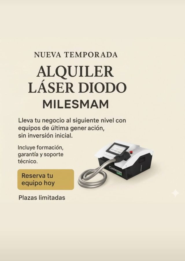 Alquiler Láser Diodo Milesmam.