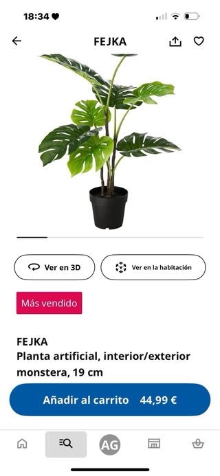 Planta Artificial Monstera