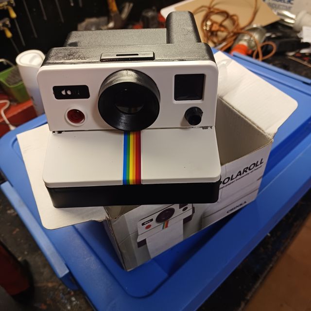 Portarrollos WC Polaroid Blanco