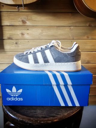 Zapatillas Adidas Campus Grises y Blancas