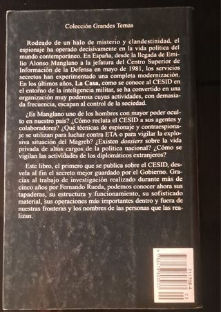 La casa: El CESID,agentes secretos,la CIA Española