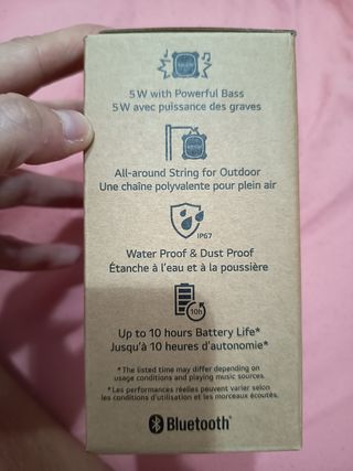 Altavoz LG XBOOM Go XG2TBK Negro