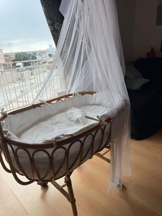 Moisés de bambú para bebé