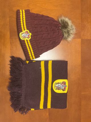 Gorro y bufanda Harry Potter original(griffindor)