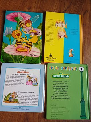 Lote 4 cuentos infantiles