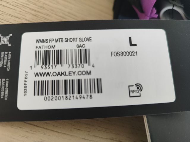 Guantes Ciclismo Oakley Mujer Talla L Morado