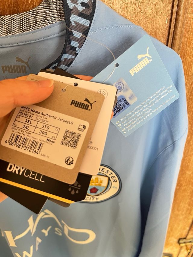 Camisa Puma Manchester City Jogador Player Issue