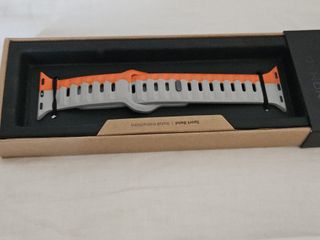 Cinturino Sport Band Apple Watch Grigio/Arancio