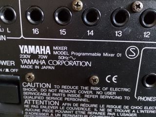 Yamaha Programmable Mixer 01
