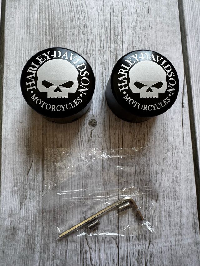 PROTECTORES TUERCA HARLEY DAVIDSON MOTO LOGO