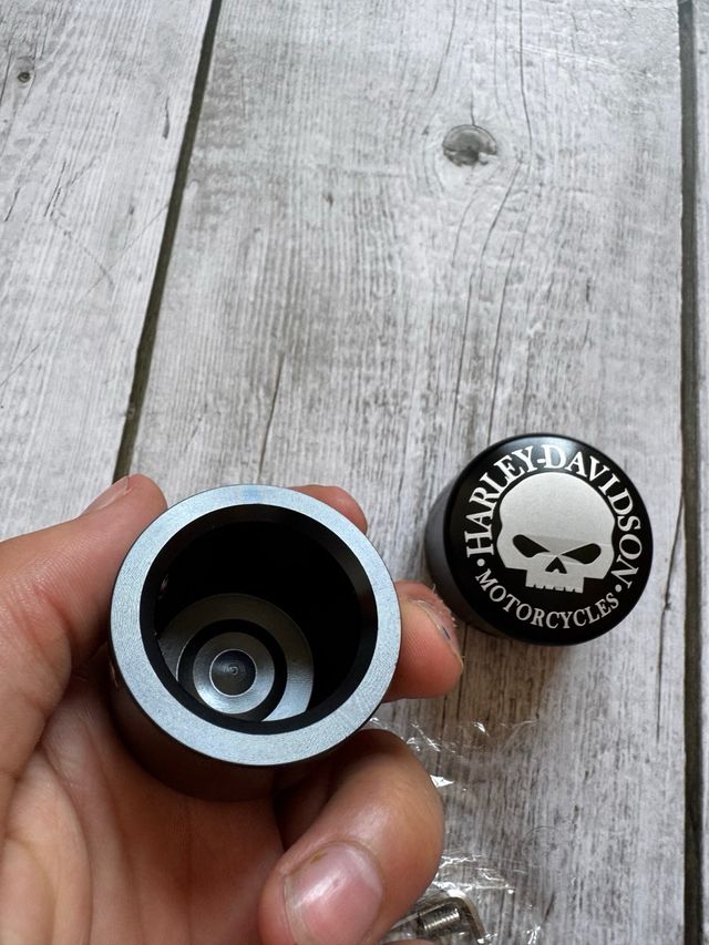 PROTECTORES TUERCA HARLEY DAVIDSON MOTO LOGO