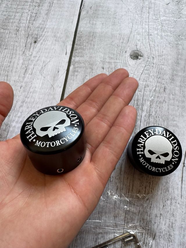 PROTECTORES TUERCA HARLEY DAVIDSON MOTO LOGO