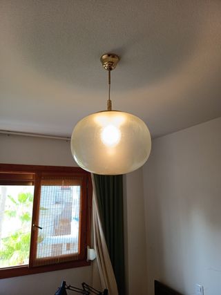 Lámpara de techo colgante de cristal