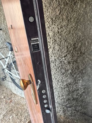 Puerta blindada interior madera medidas 2,03x83