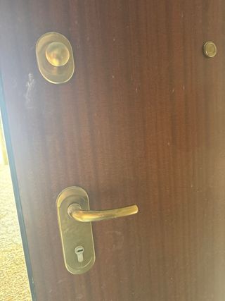 Puerta blindada interior madera medidas 2,03x83