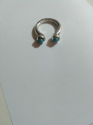 Anillo Plateado Uno de 50