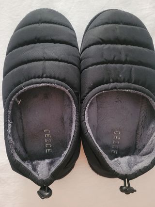 Zapatillas de estar en casa acolchadas