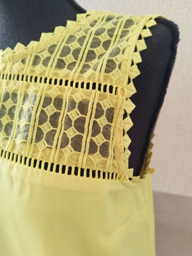 Vestido amarillo Oasis T. M.
