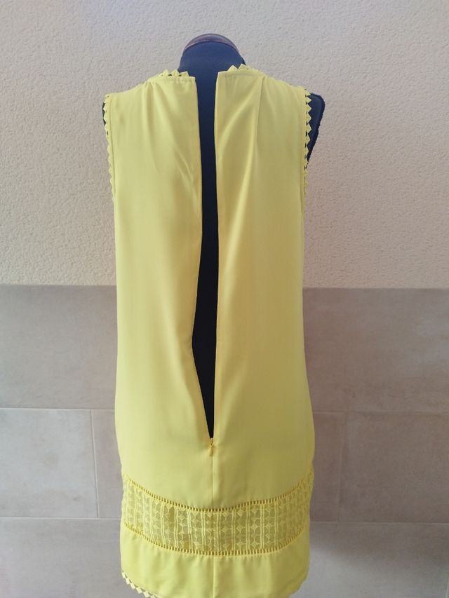 Vestido amarillo Oasis T. M.