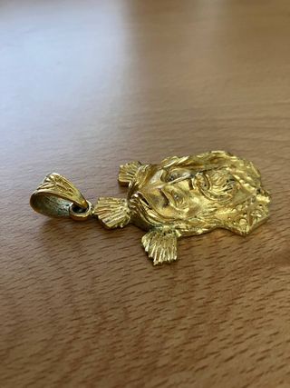 Cadena chapada oro 24k con colgante Jesús