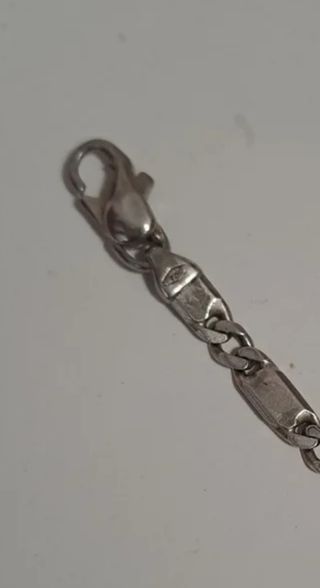 Pulsera de oro blanco