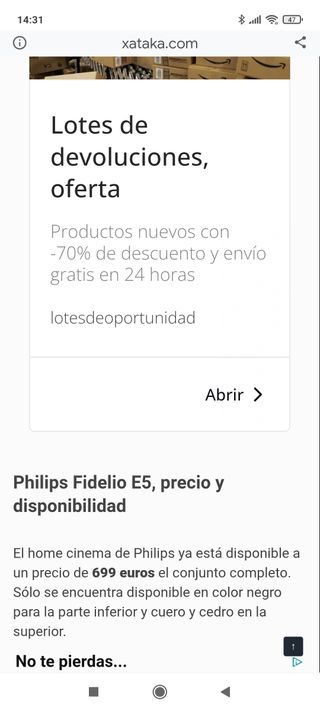 Altavoces Philips Fidelio E5