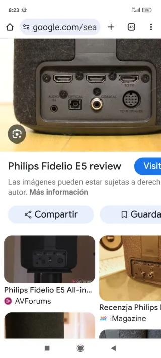 Altavoces Philips Fidelio E5