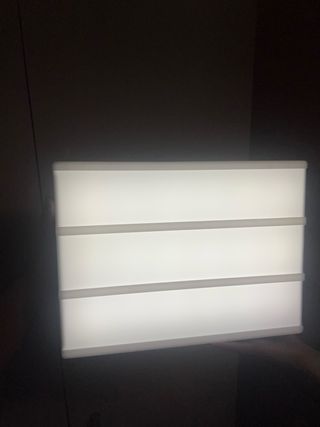 Cuadro luminoso blanco