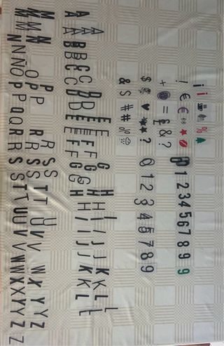 Cuadro luminoso blanco