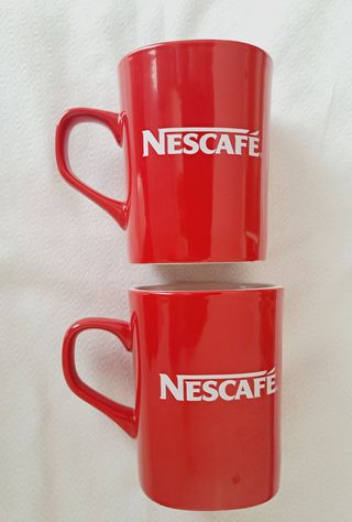 tazze Nescafe rosse 200 ml