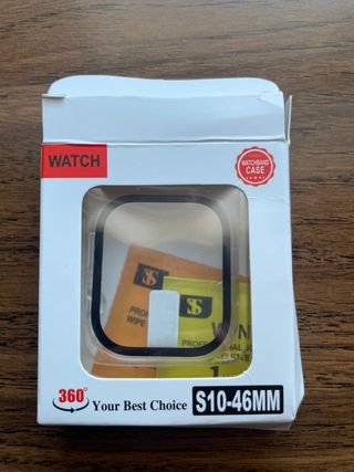 2 Protectores Apple Watch S10 46 y 42 mm.