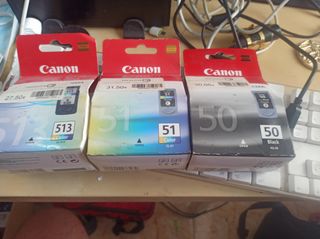 Cartuchos Canon PG-50, CL-51, CL-513 Canon cl 41 O