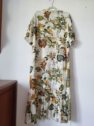 Vestido Largo Estampado Shein