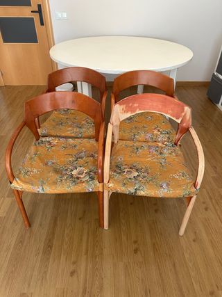 Sillas vintage años 70