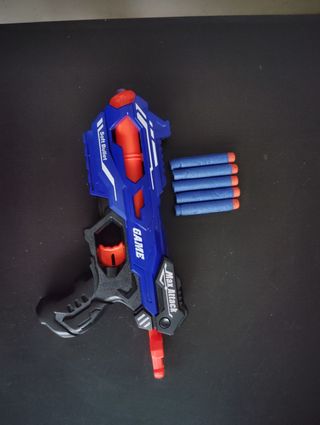 Pistola de Juguete Soft Bullet con 6 Balas