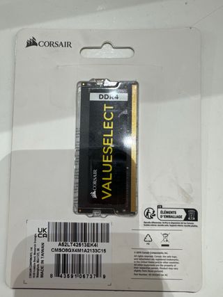 Corsair ValueSelect DDR4 8GB 2133MHz para portátil