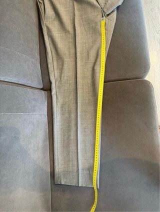 Traje Emidio Tucci Lana Gris Corte Clásico