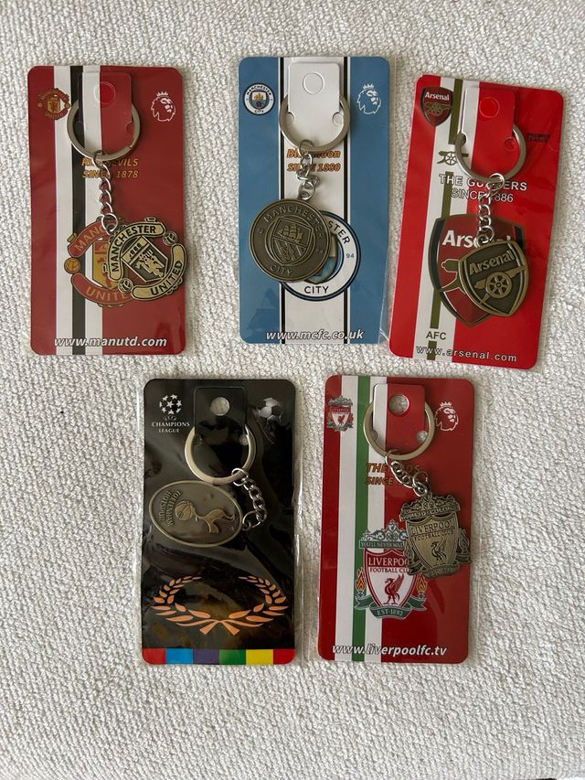 Llaveros Premier League Fútbol NUEVOS