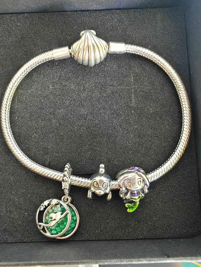 Pulsera La Sirenita Plata 925