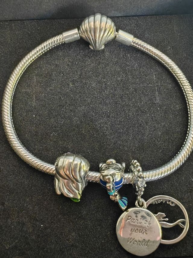 Pulsera La Sirenita Plata 925