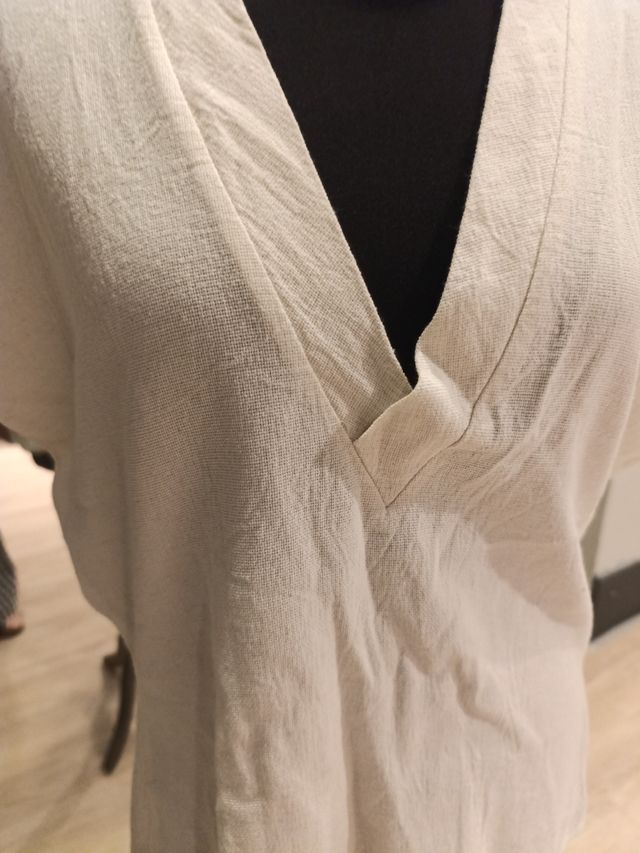 Blusa Zara Blanca