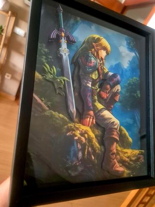 Cuadro 3D Zelda