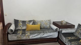Salón Marroquí Terciopelo y Madera