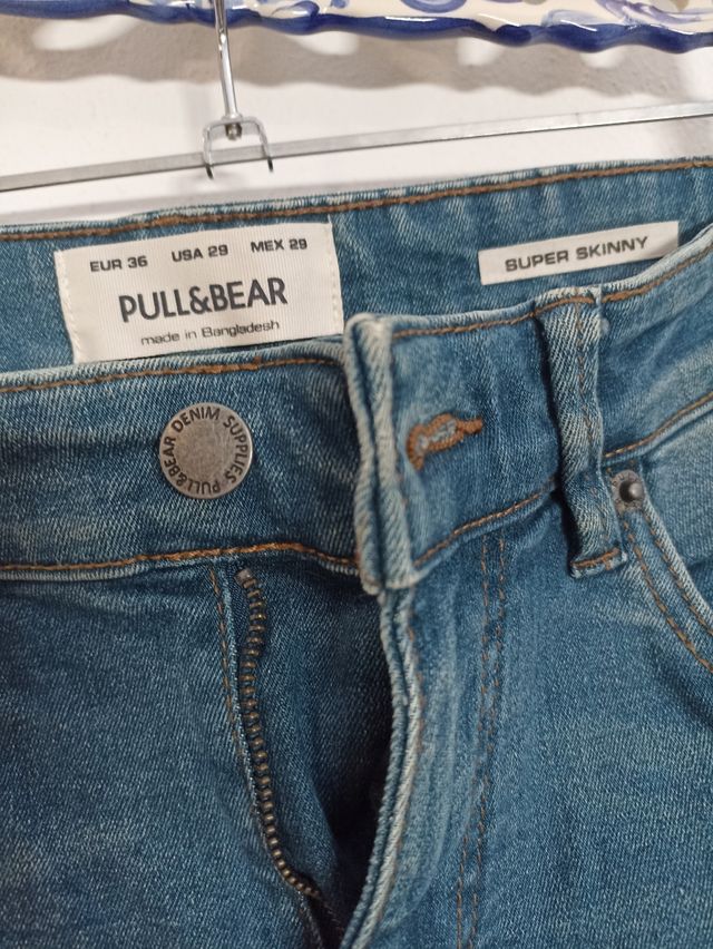 Vaqueros Pull&Bear Super Skinny Talla S