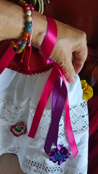 Traje Regional Riojano Blanco