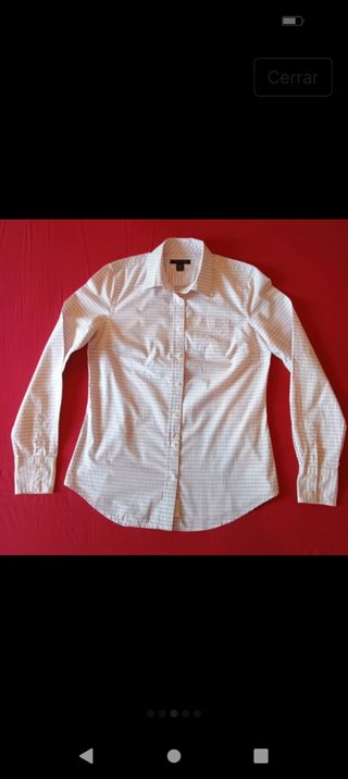 Camisa Tommy Hilfiger S Rosa Blanco Rayas